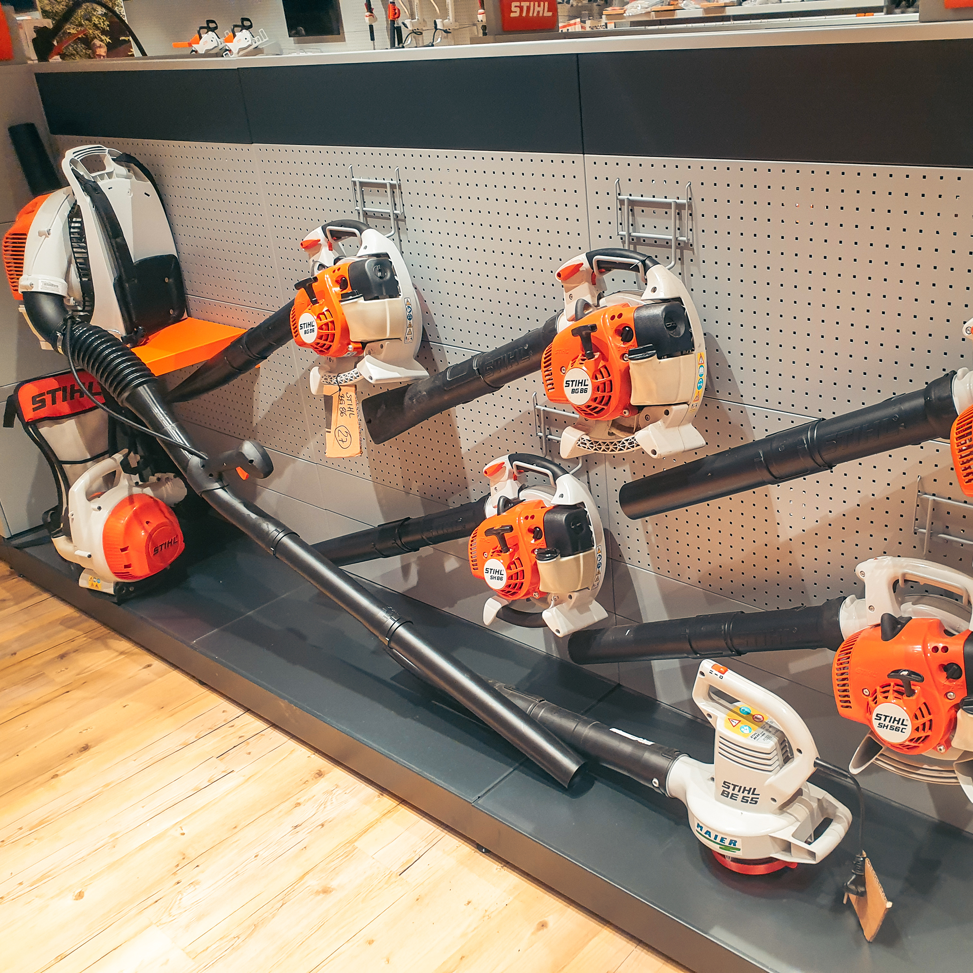 STIHL Blasgeräte an unserem Standort Oberkessach in Schöntal